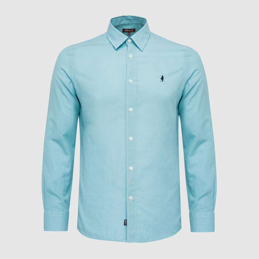 Camicia tinta unita in mussola leggera