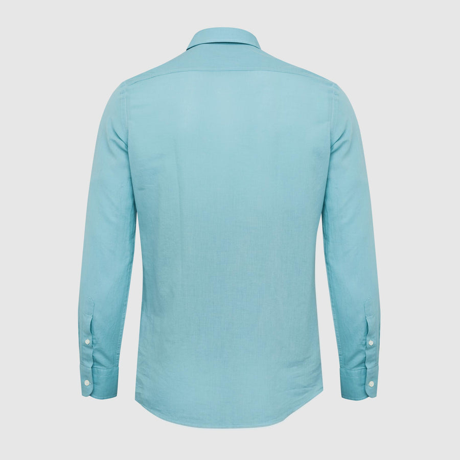 Camicia tinta unita in mussola leggera