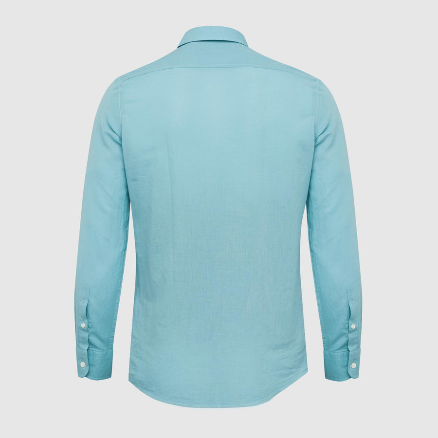 Solid colour shirt in light muslin