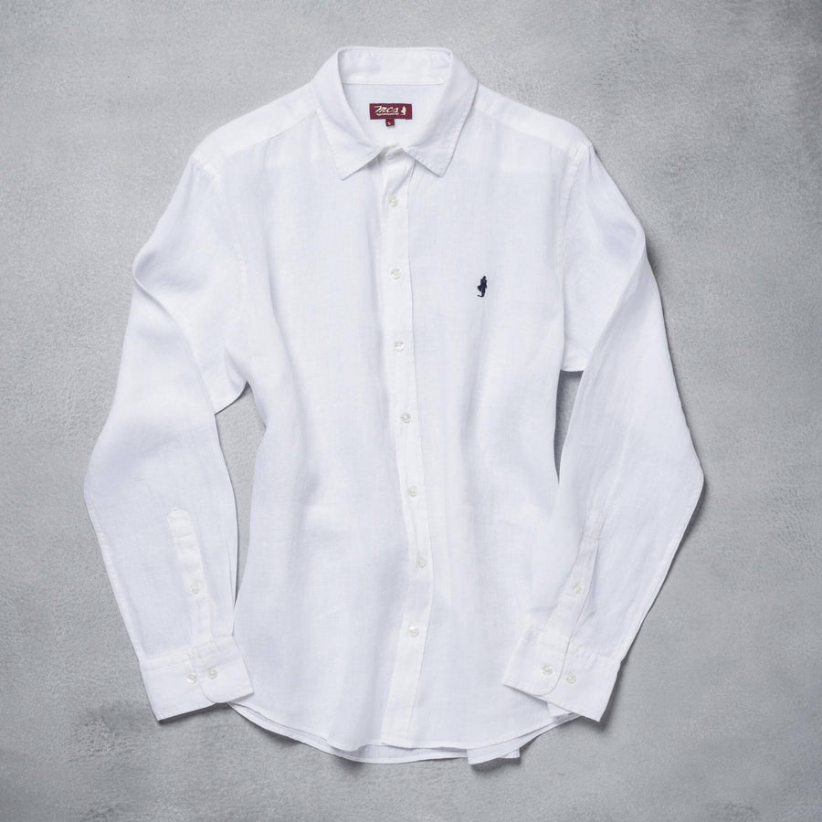 Camicia in lino colorata