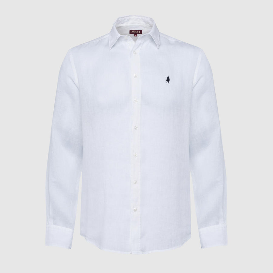 Camicia in lino colorata