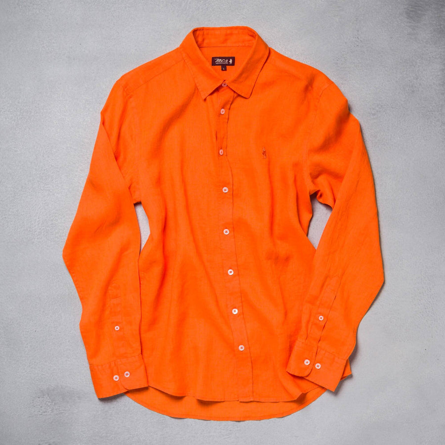 Camicia in lino colorata