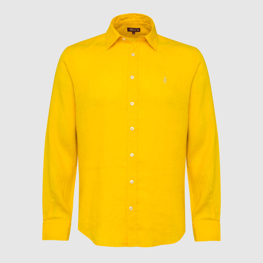 Coloured linen shirt