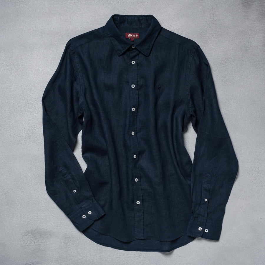 Camicia in lino colorata