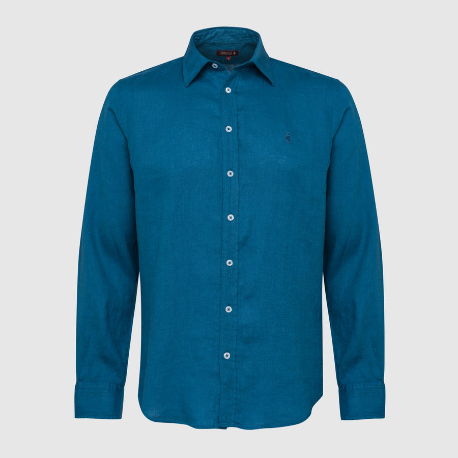 Camicia in lino colorata