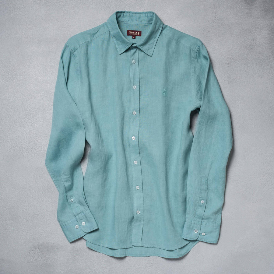 Camicia in lino colorata