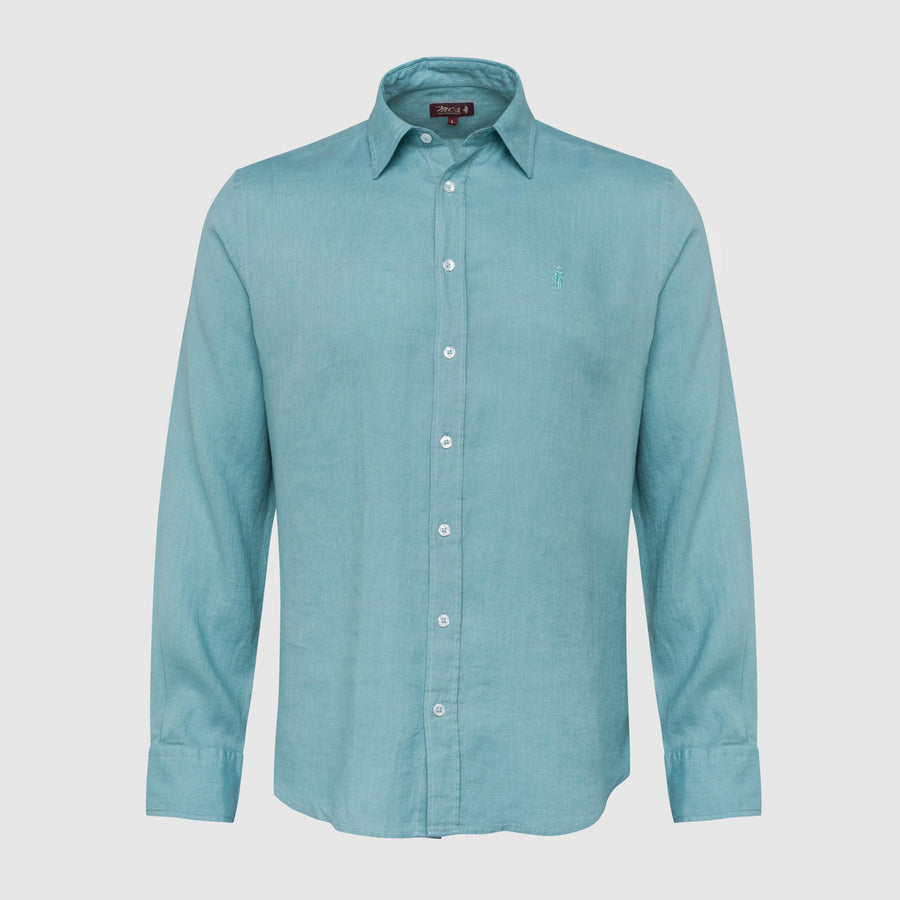 Camicia in lino colorata