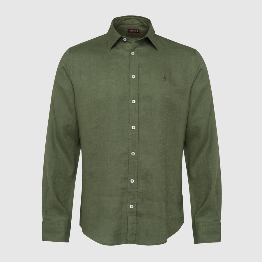 Camicia in lino colorata