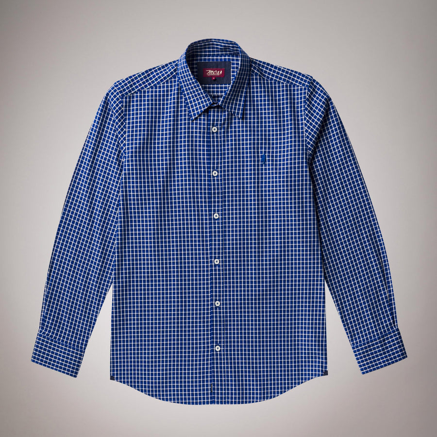 Camicia a quadri in flanella leggera