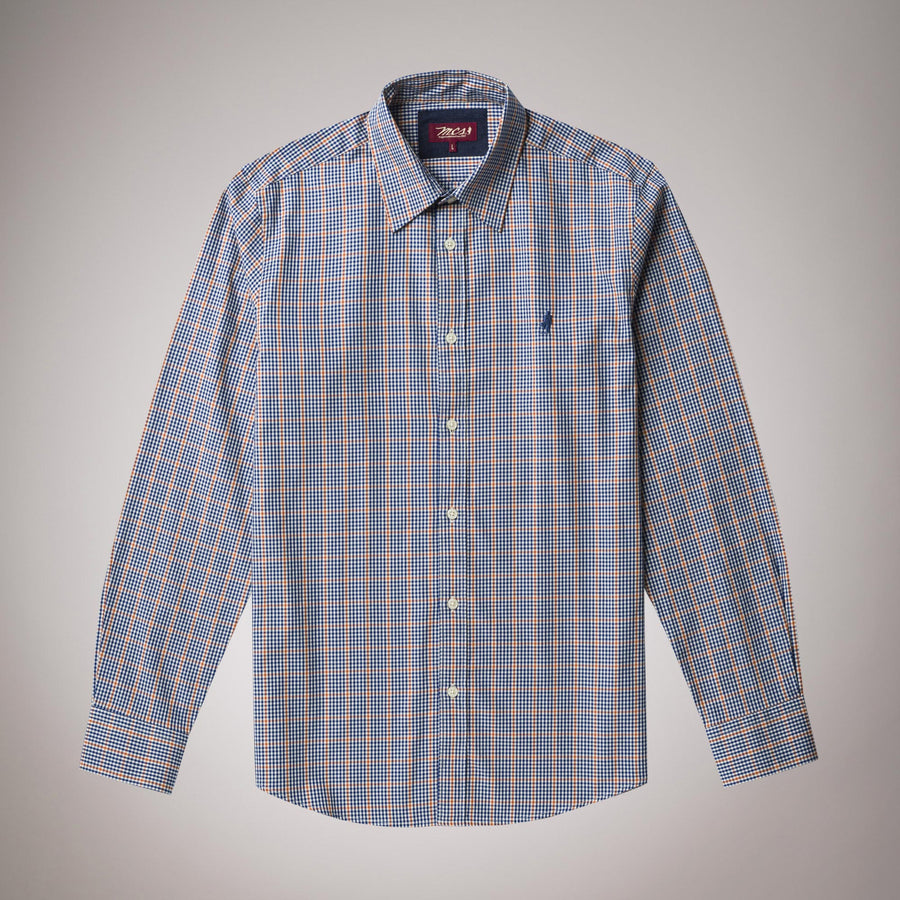 Camicia a quadri in flanella leggera