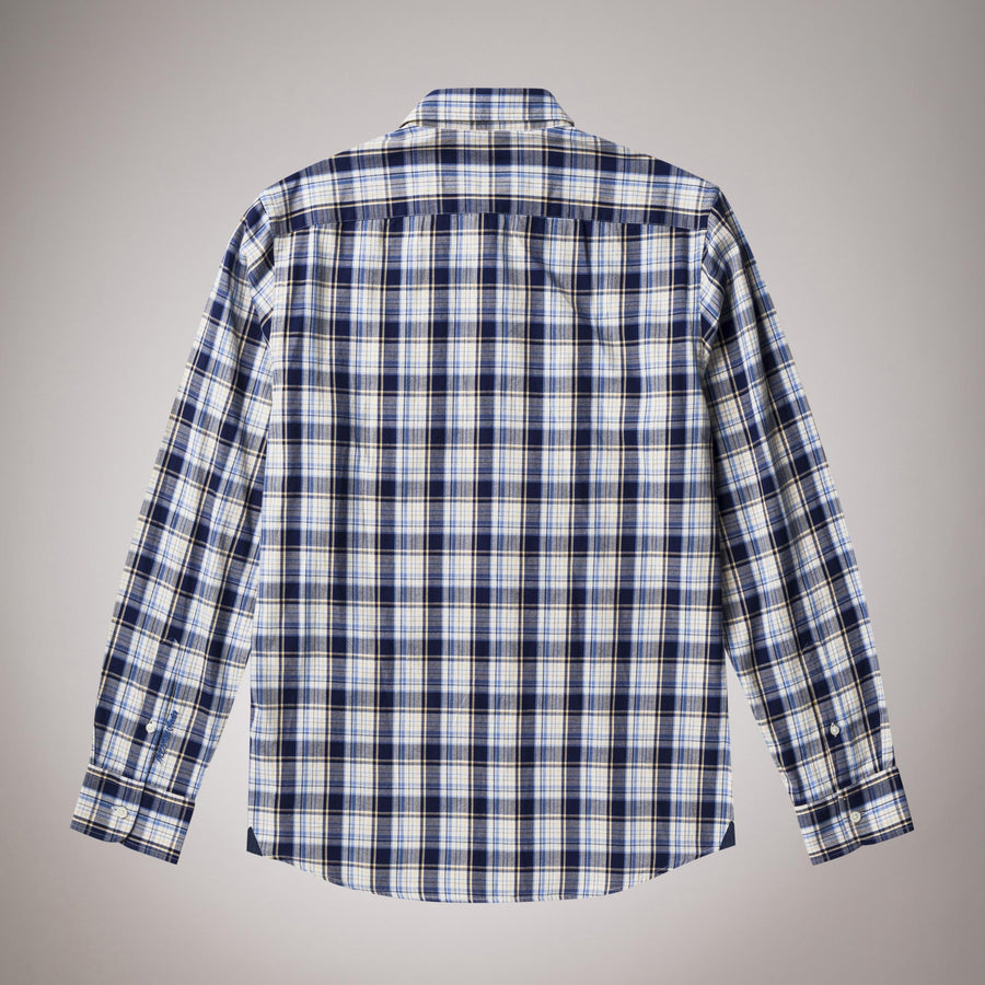 Large-check shirt 