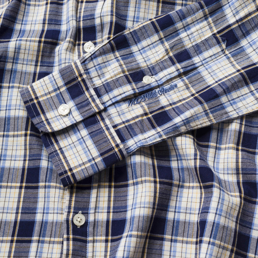 Large-check shirt 
