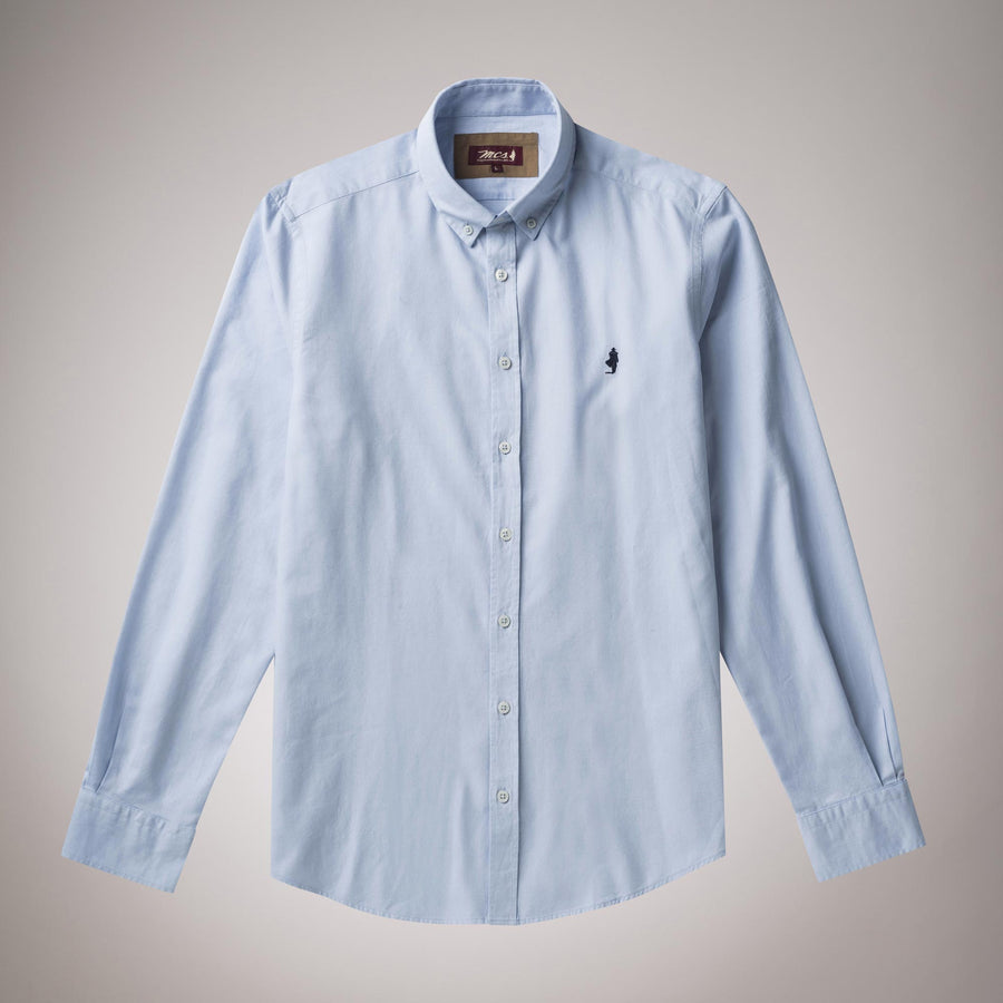 Button-down Oxford cotton shirt