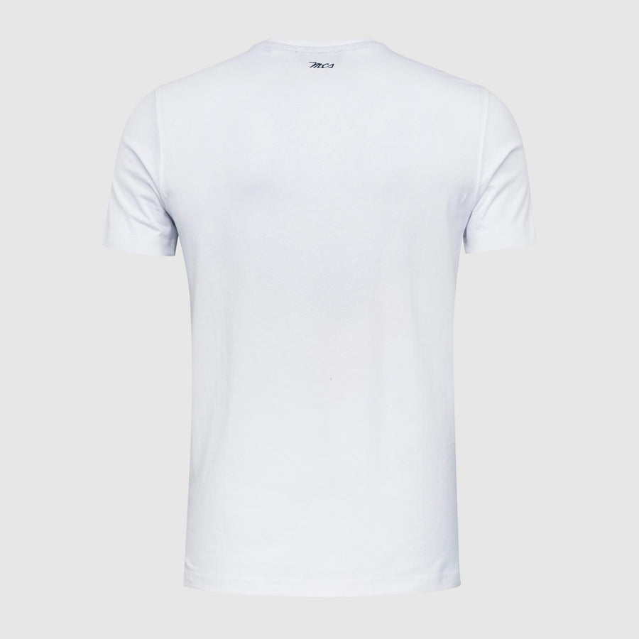 T-shirt with printed lettering