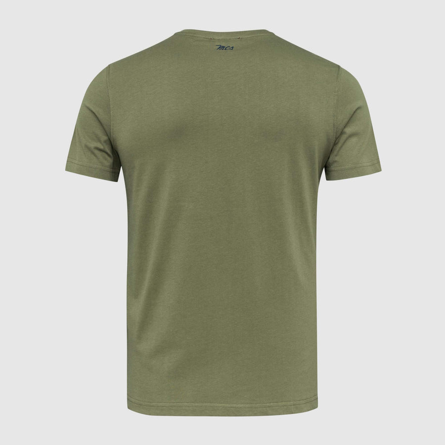 T-shirt with printed lettering