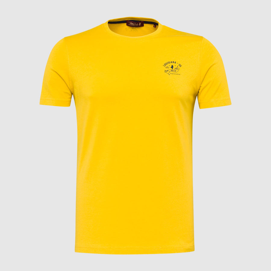 T-Shirt con scritta piccola