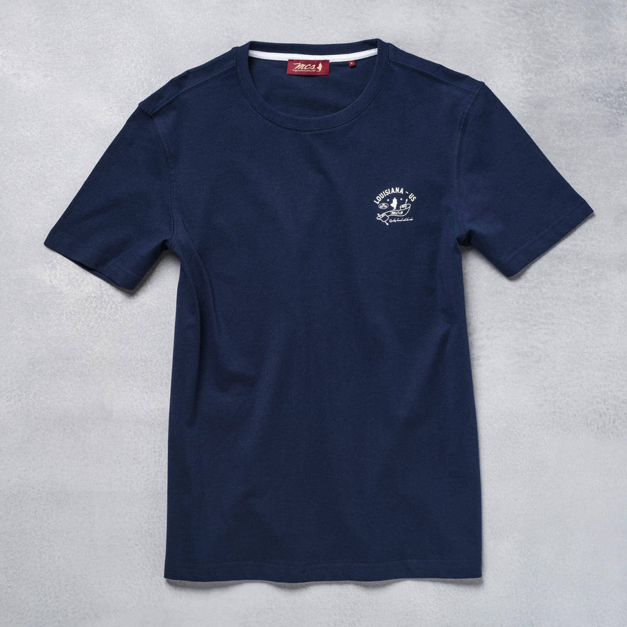 T-Shirt con scritta piccola