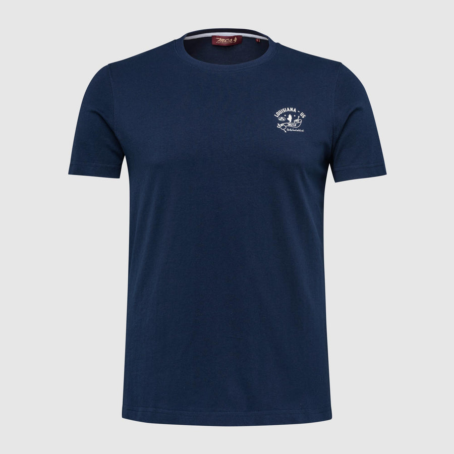 T-Shirt con scritta piccola