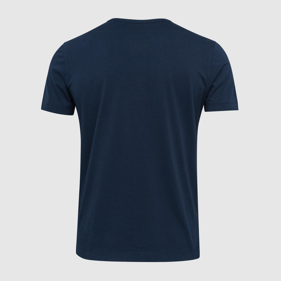 Maglia serafino a manica corta