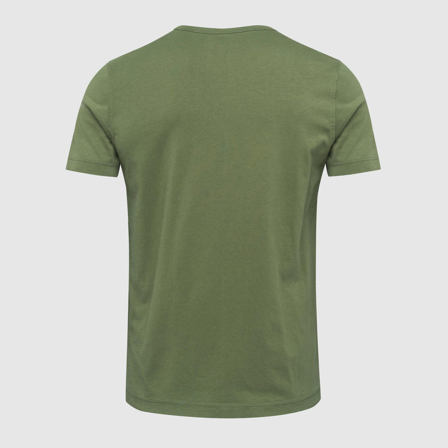 Maglia serafino a manica corta