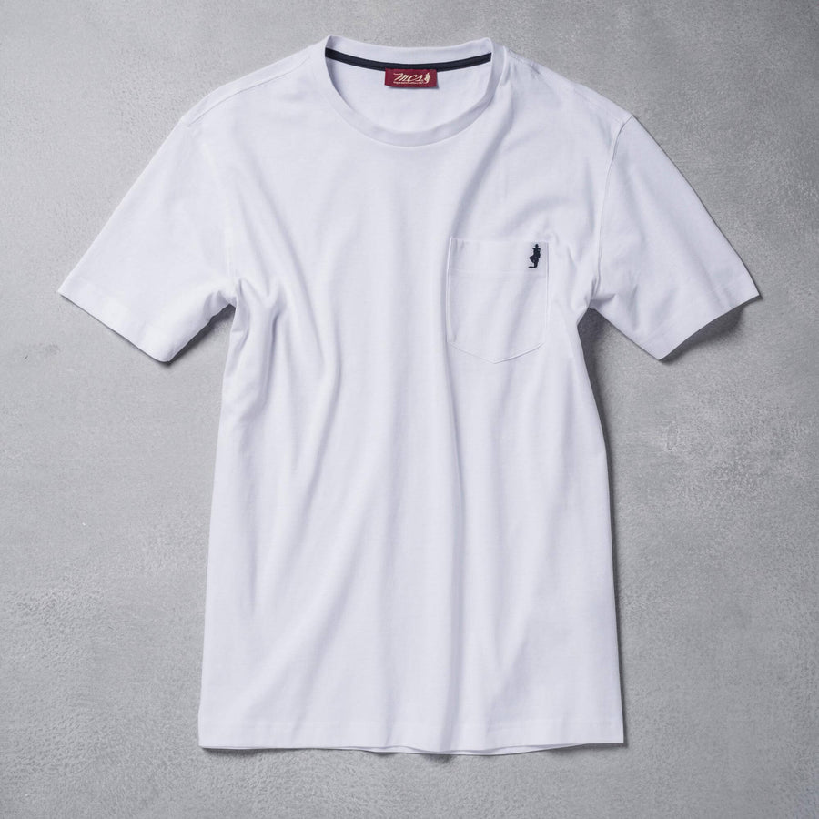 T-Shirt Tinta Unita con Taschino