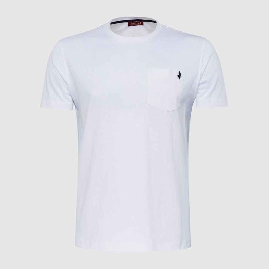 T-Shirt Tinta Unita con Taschino