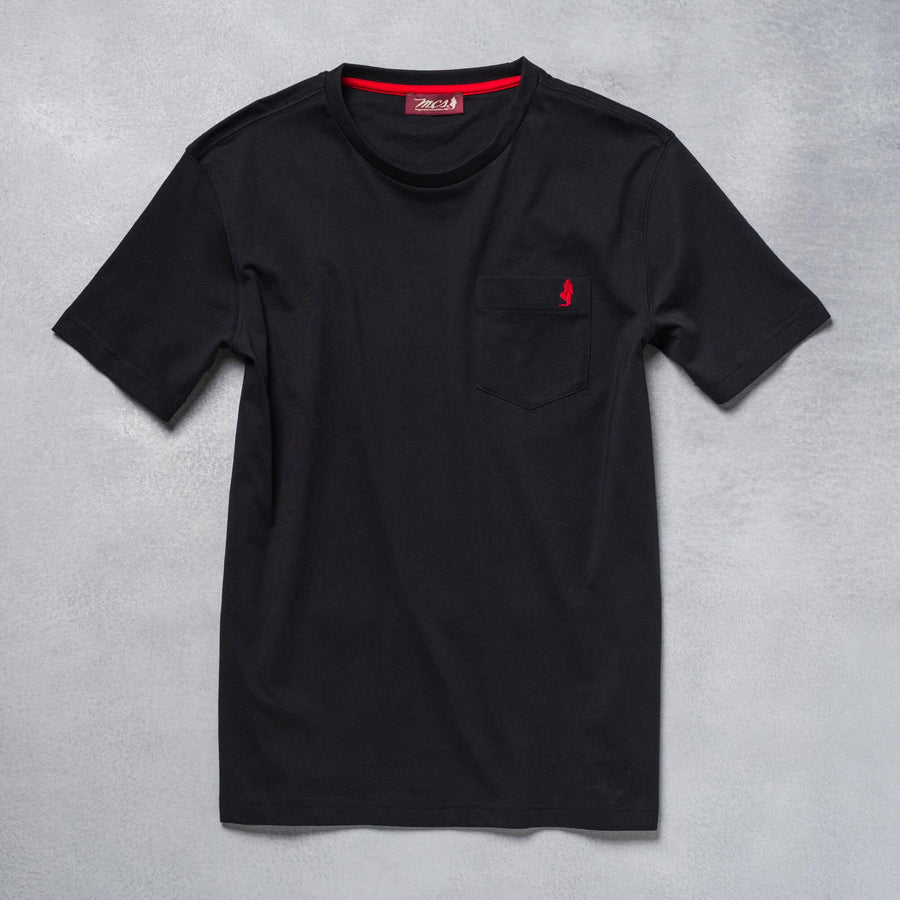 T-Shirt Tinta Unita con Taschino