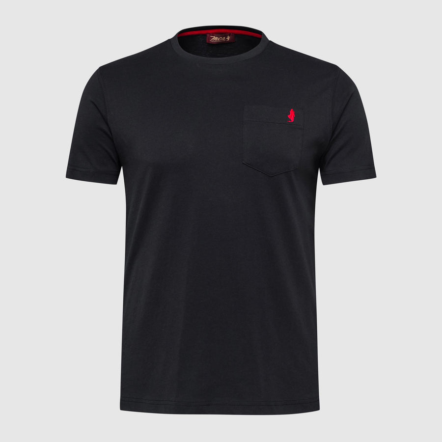 T-Shirt Tinta Unita con Taschino
