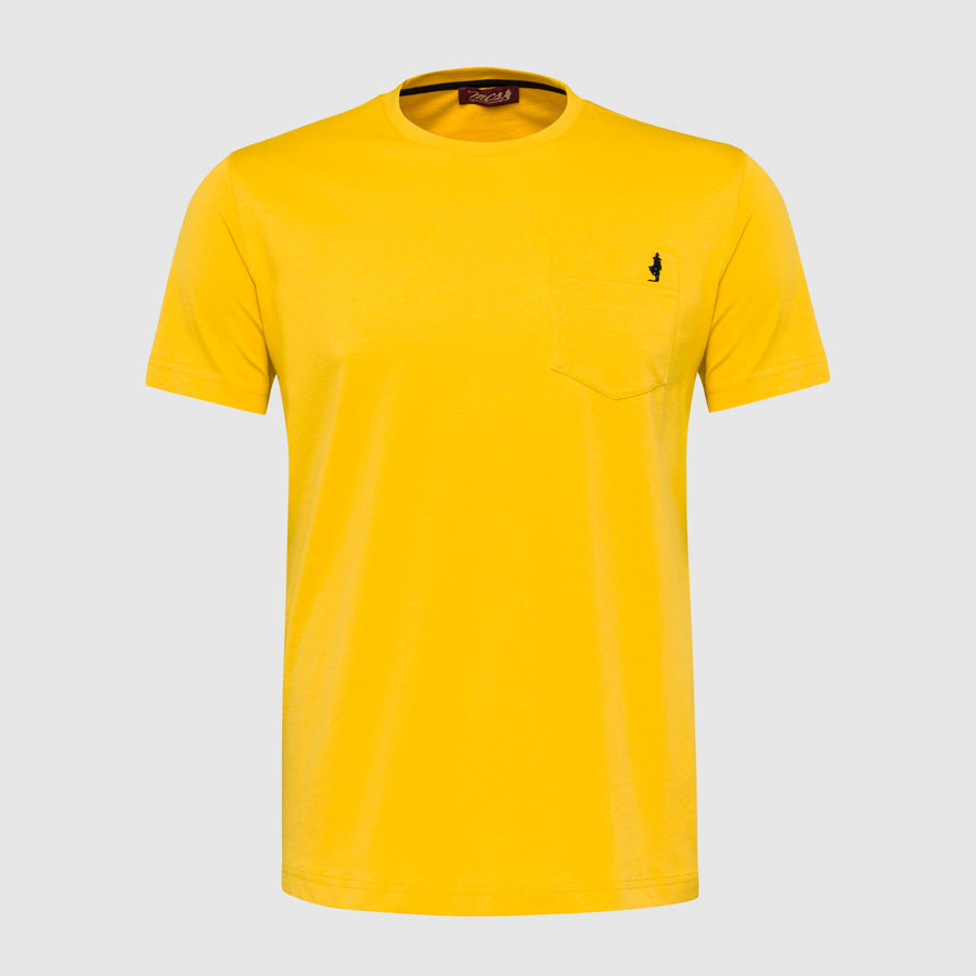 T-Shirt Tinta Unita con Taschino