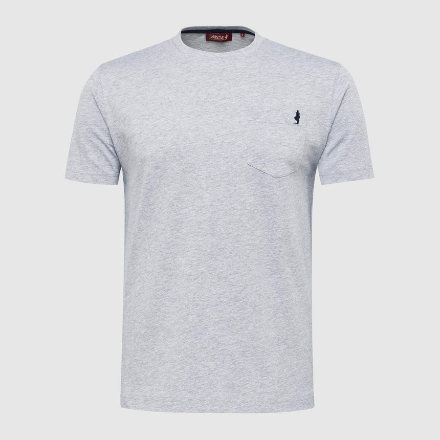 T-Shirt Tinta Unita con Taschino
