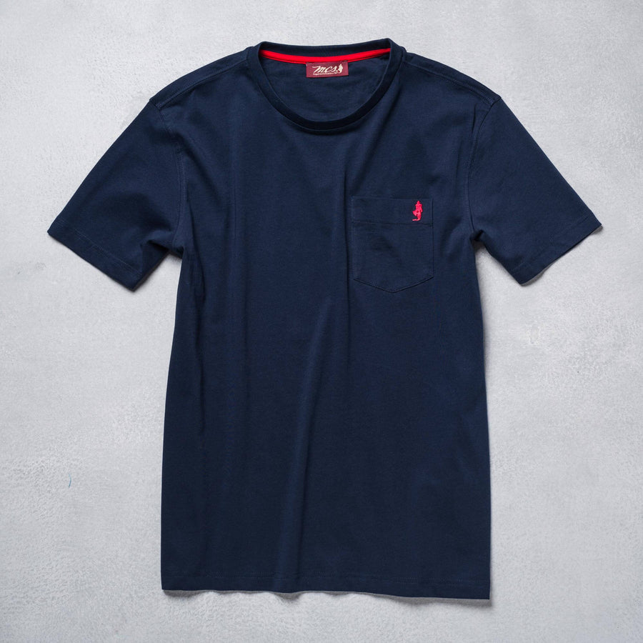 T-Shirt Tinta Unita con Taschino