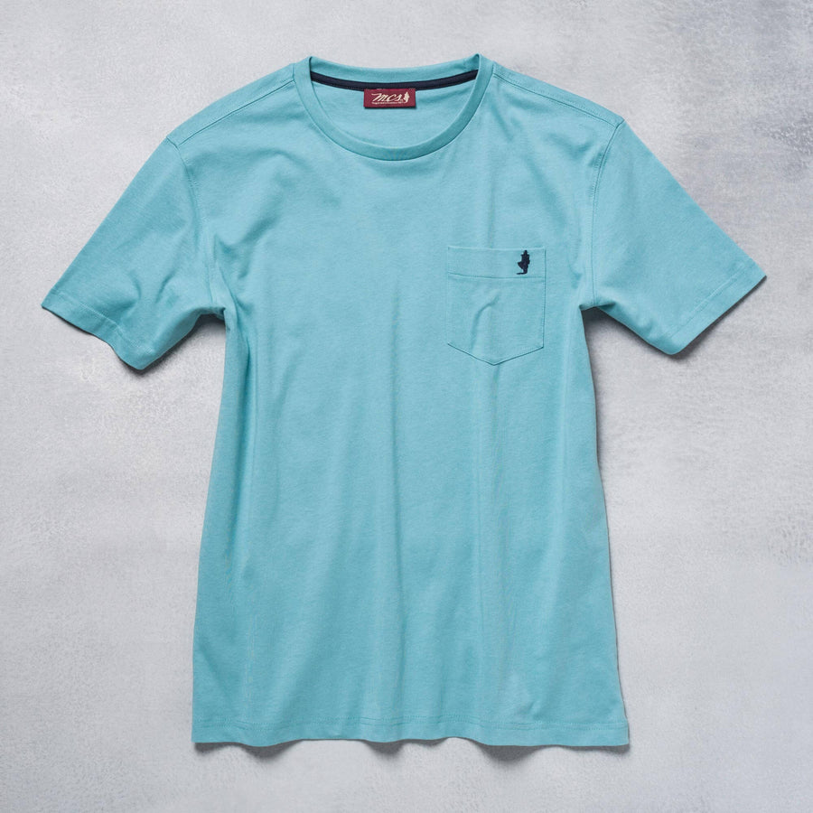 T-Shirt Tinta Unita con Taschino