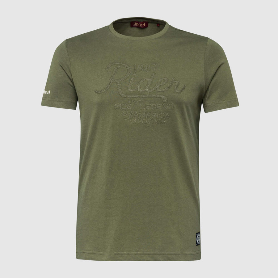 T-Shirt con artwork ricamato