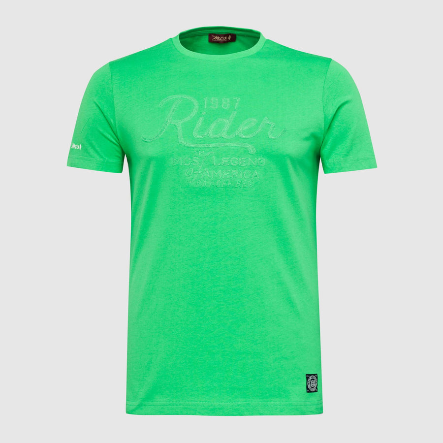 T-Shirt con artwork ricamato