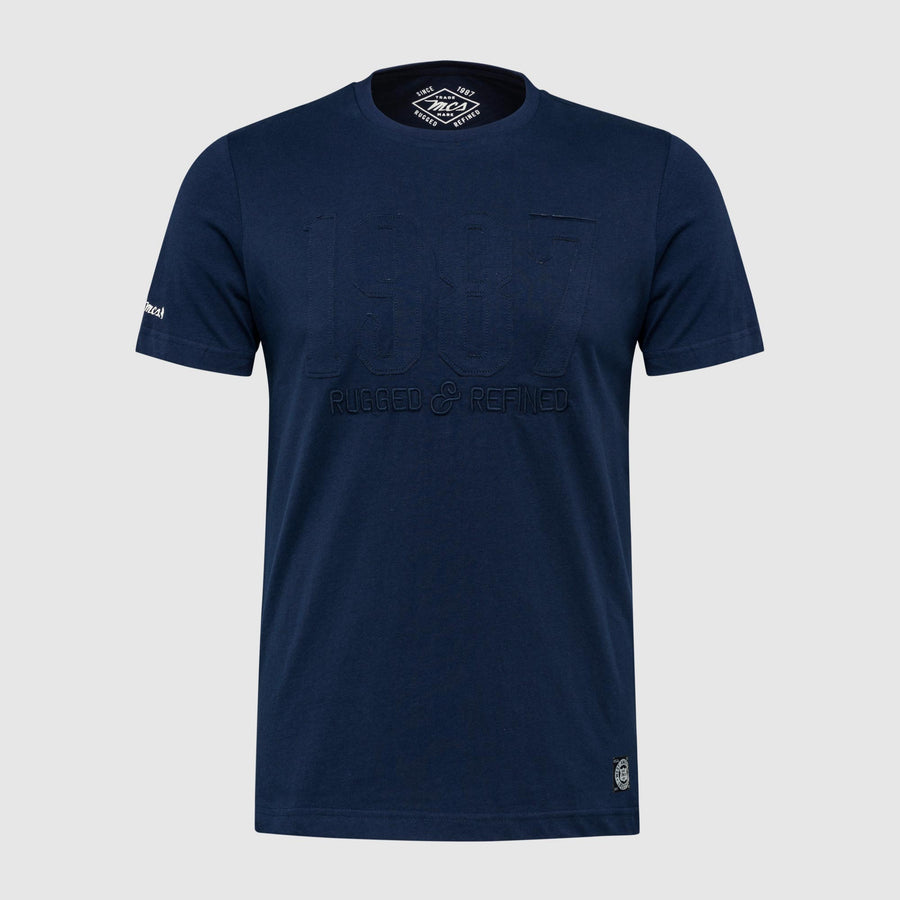 T-Shirt con scritta stampa laser