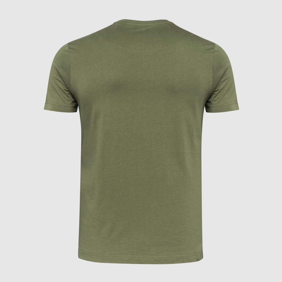 T-Shirt con scritta stampa laser