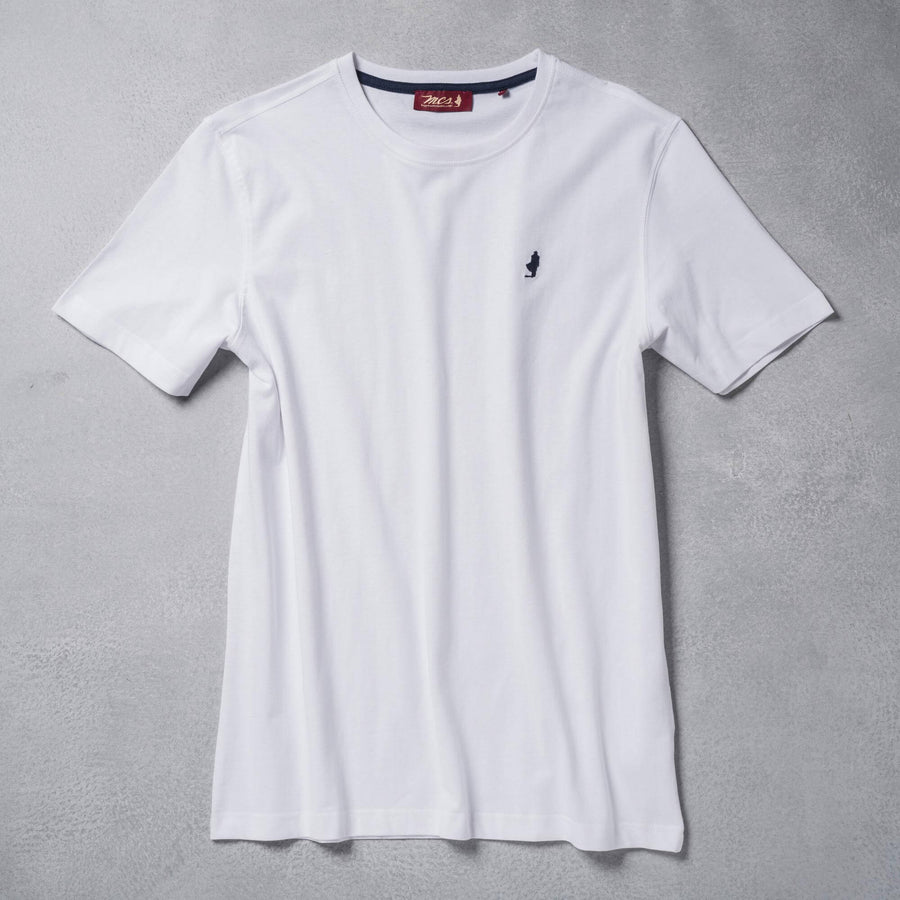 Solid Colour T-Shirt with Small Logo