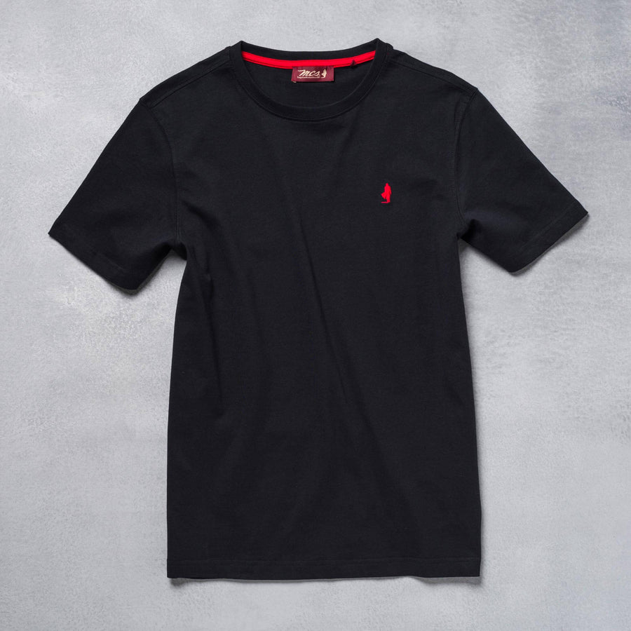 Solid Colour T-Shirt with Small Logo