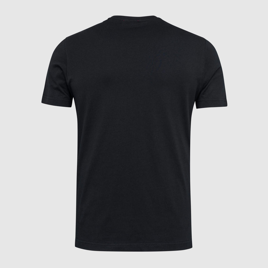 Solid Colour T-Shirt with Small Logo