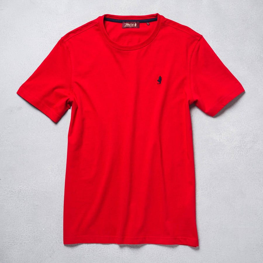 Solid Colour T-Shirt with Small Logo