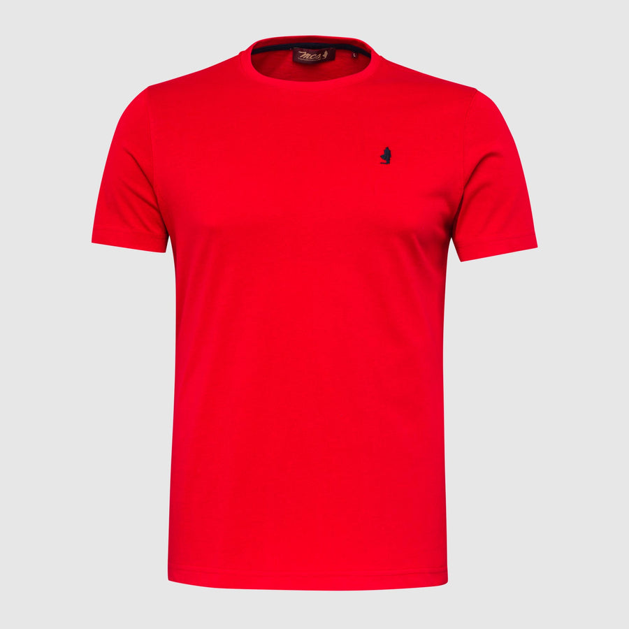 Solid Colour T-Shirt with Small Logo