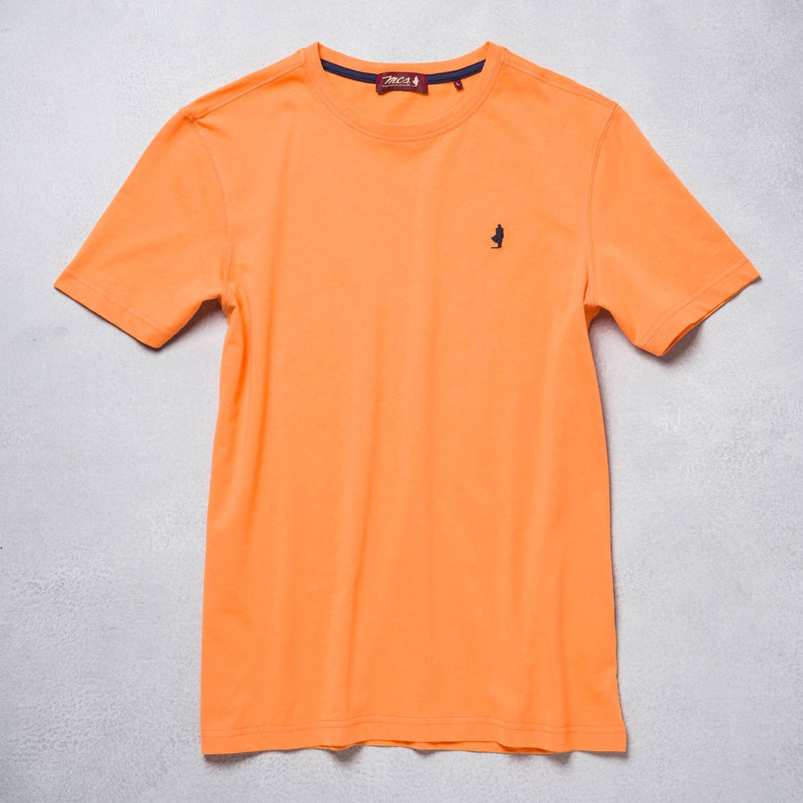 Solid Colour T-Shirt with Small Logo