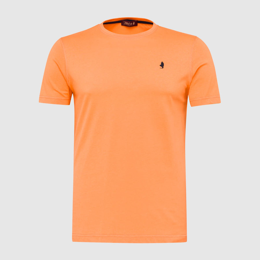 Solid Colour T-Shirt with Small Logo