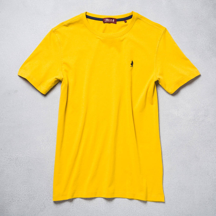 Solid Colour T-Shirt with Small Logo