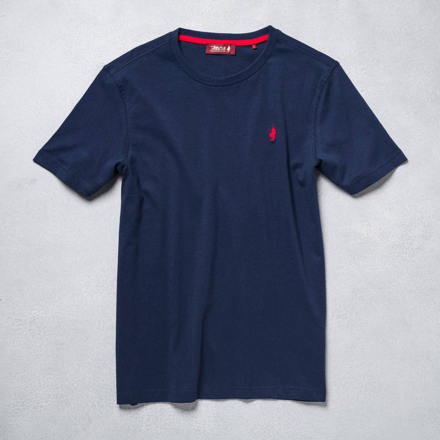 Solid Colour T-Shirt with Small Logo