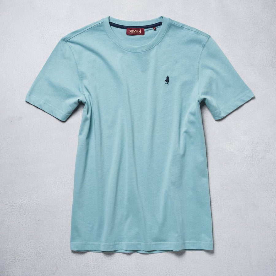 Solid Colour T-Shirt with Small Logo