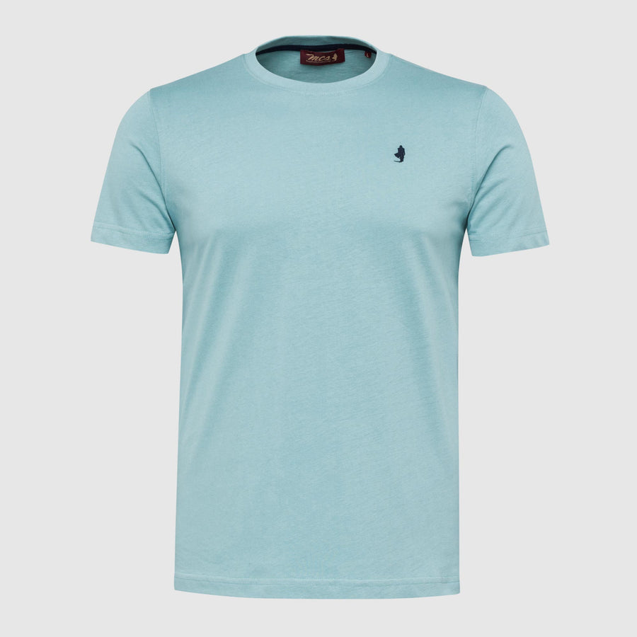 Solid Colour T-Shirt with Small Logo