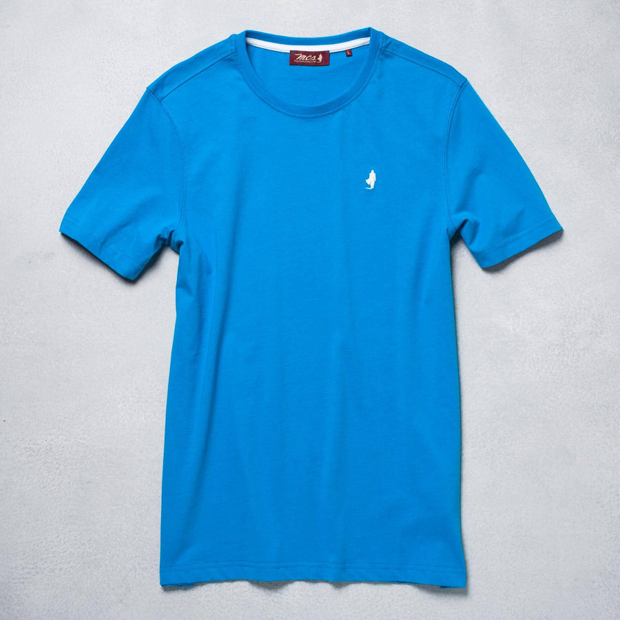 Solid Colour T-Shirt with Small Logo