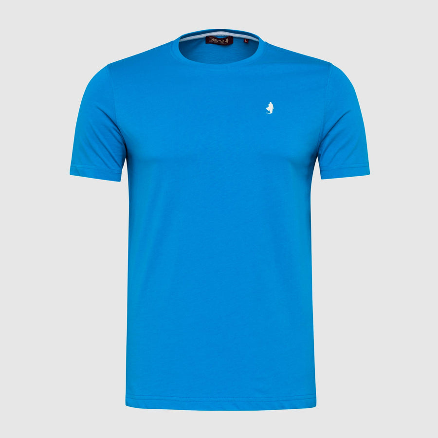 Solid Colour T-Shirt with Small Logo