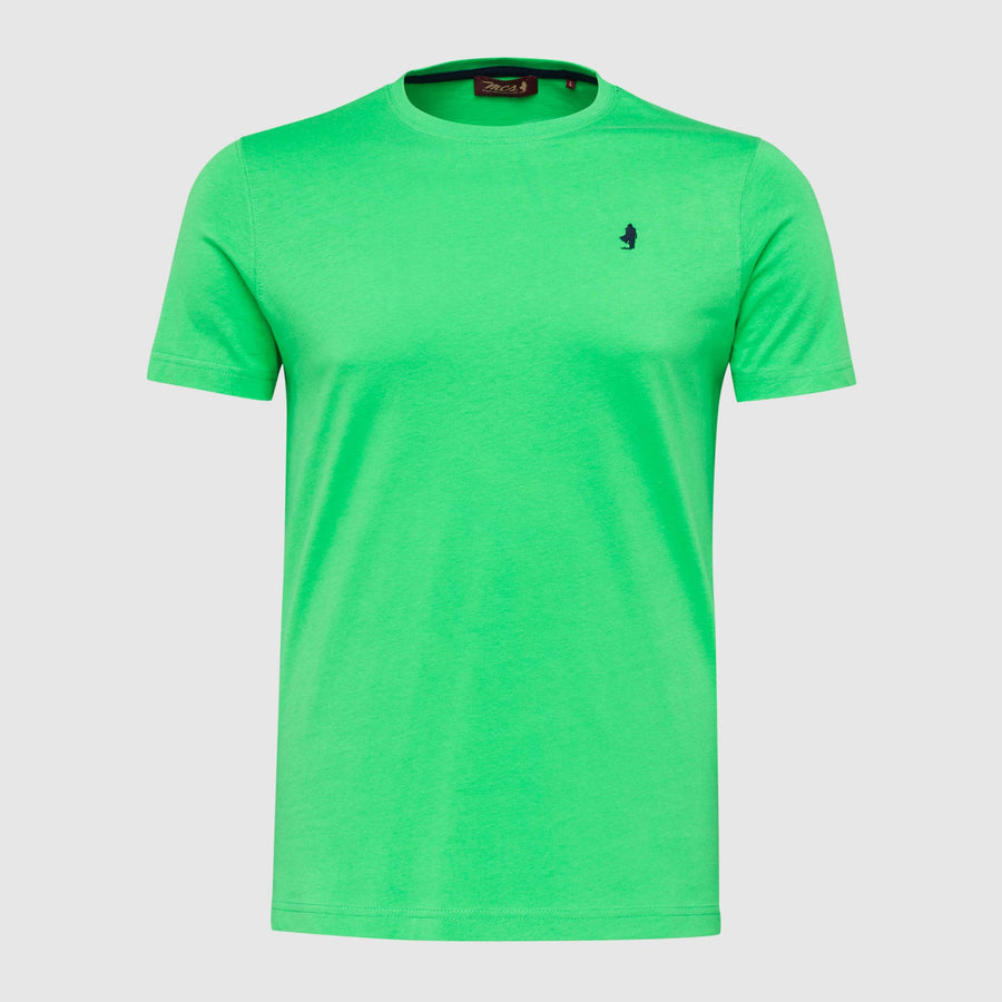 Solid Colour T-Shirt with Small Logo